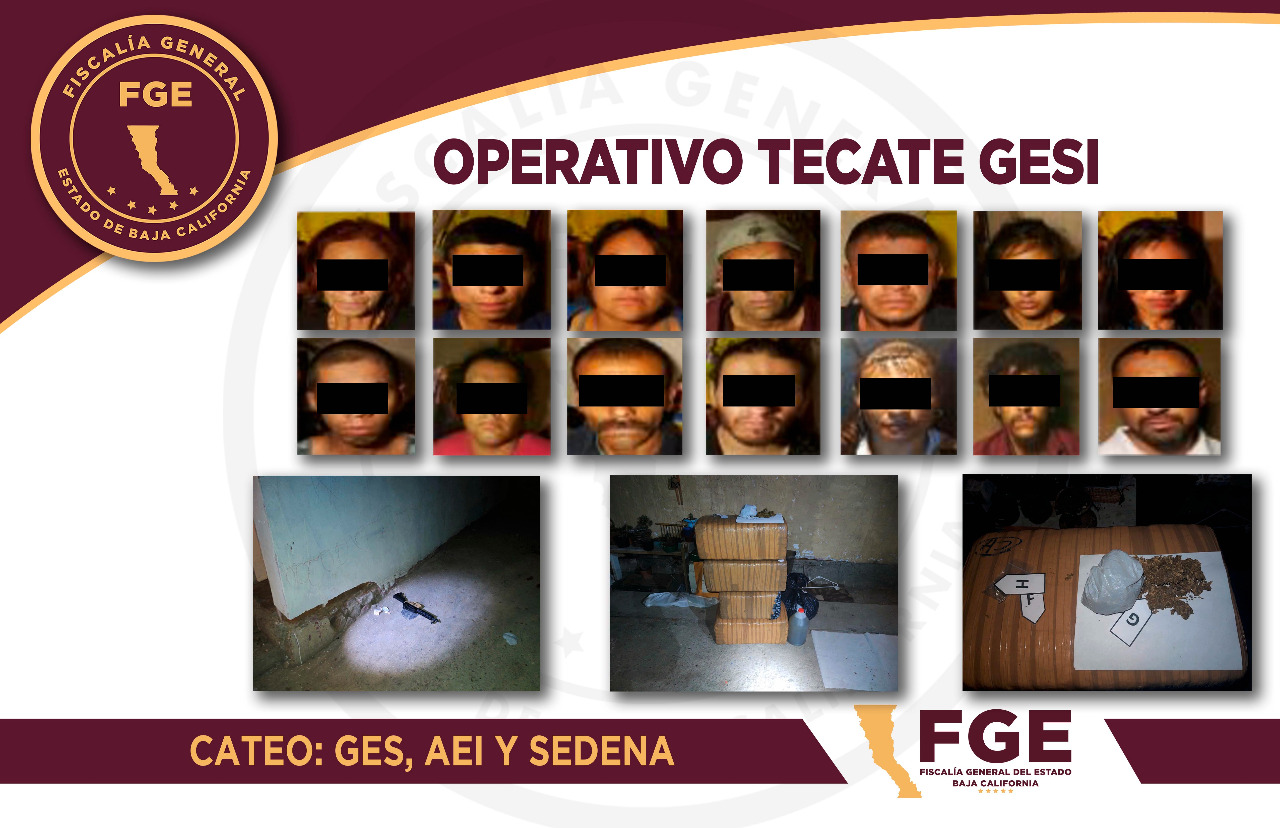 Desmantelan célula criminal del CJNG en Tecate