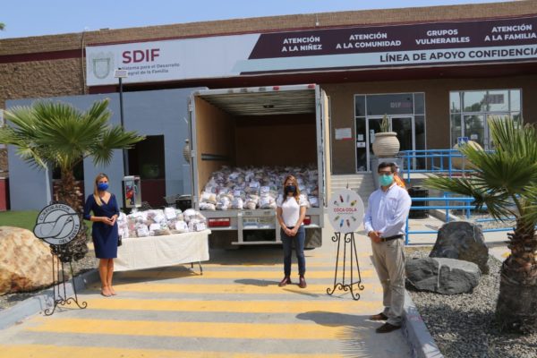 Compañía Embotelladora Del Fuerte entrega  4 mil despensas al  Sistema DIF Tijuana