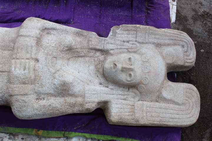 La primera escultura femenina prehispánica en su tipo es hallada en la Huasteca veracruzana