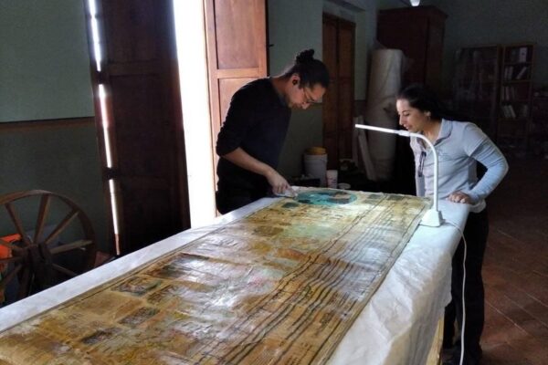 Becarios de “Jóvenes Construyendo el Futuro” coadyuvan a la conservación del patrimonio cultural de Aguascalientes