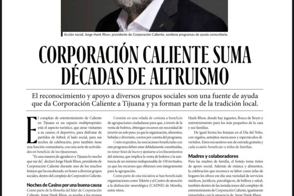 Destaca Revista Expansión a Hank como uno de los 100 empresarios más importantes de México