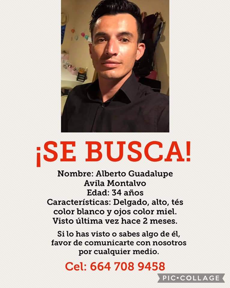 Piden apoyo para localizar a Alberto Guadalupe Arias
