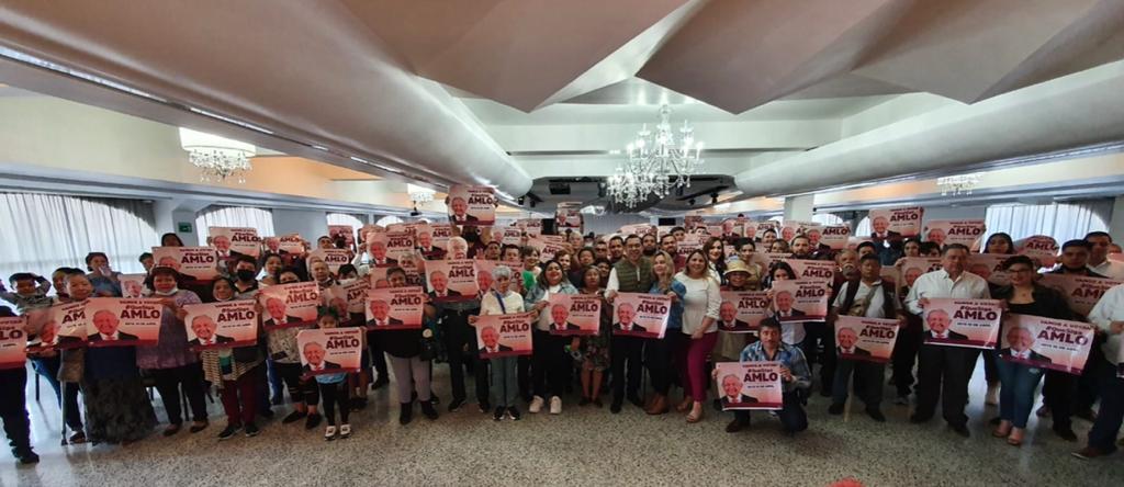 Movimiento Ricardo Flores Magón despliega activismo para que siga AMLO en la Presidencia