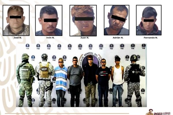 Detienen a 5 criminales responsables de la masacre en palenque de Michoacán