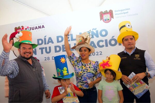 Alcaldesa Montserrat Caballero continúa con festejos por el Día del Niño