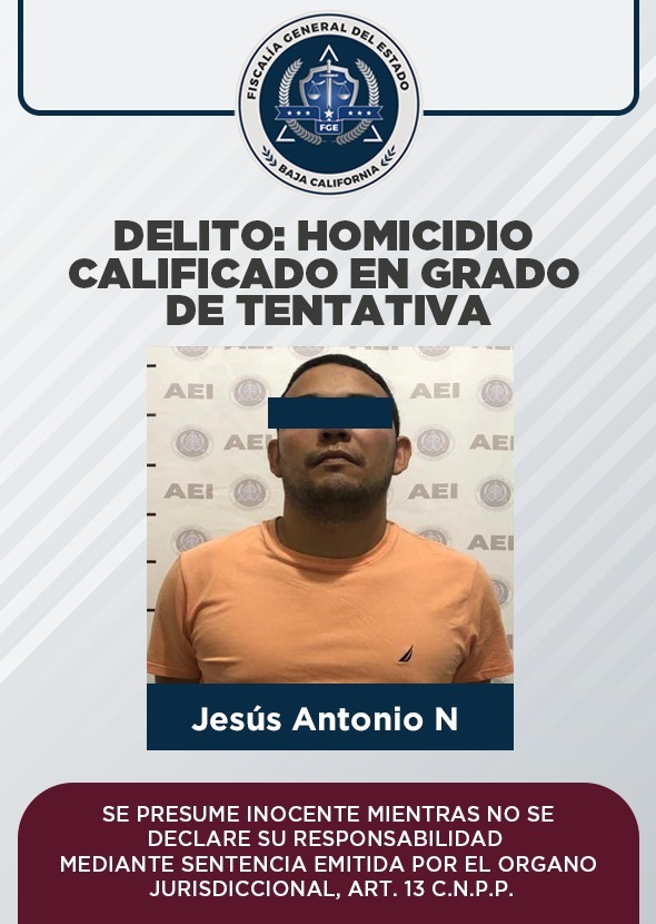 Vinculan a proceso a Jesús Antonio “N”	 quien intentó asesinar a un agente estatal