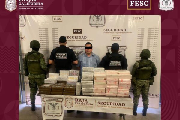 Decomisan casi 400 kilos de cocaína en Tijuana