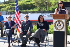 Gracias a la amistad con Estados Unidos y el amor por ambas naciones, se pudo lograr algo tan importante como el Mural Bicentenario: Montserrat Caballero