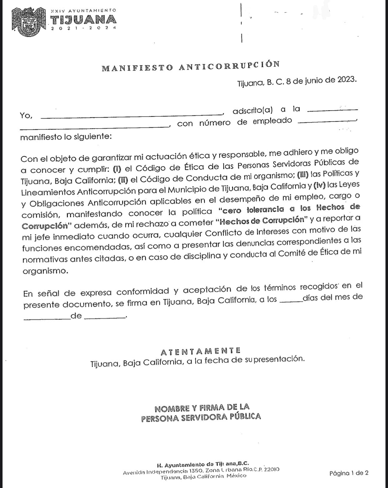 Rechaza Sindicato de Burócratas firmar Manifiesto Anticorrupción