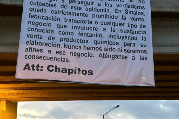 Chapitos prohíben tráfico de fentanilo en Sinaloa